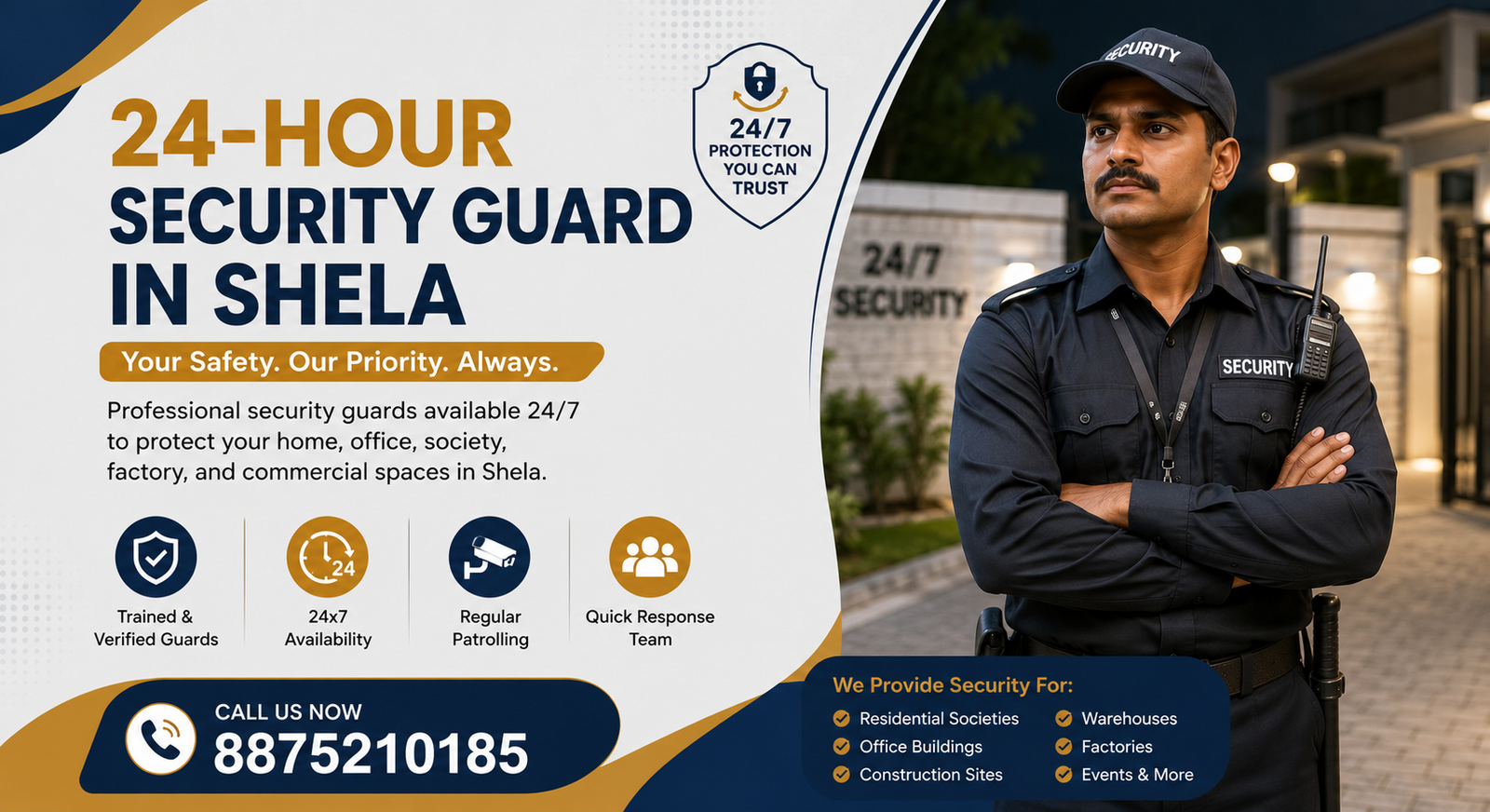24-Hour Security Guard in Shela for Homes and Properties