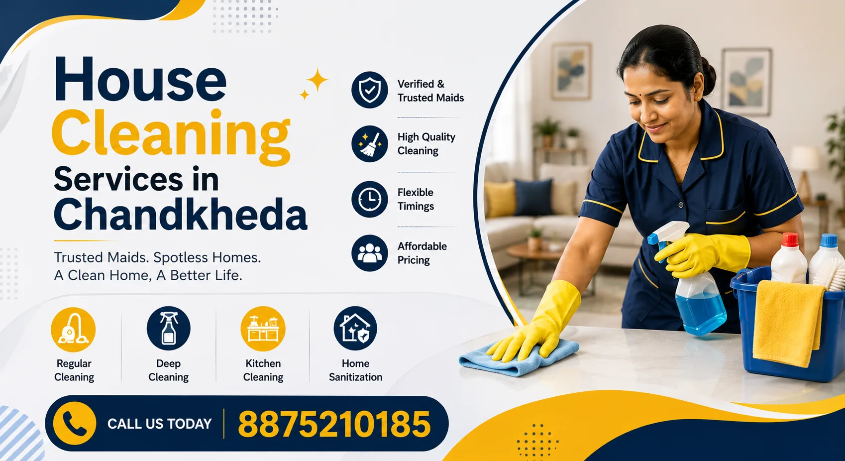 House Cleaning Services in Chandkheda: Professional Home Cleaning for a Spotless Home 